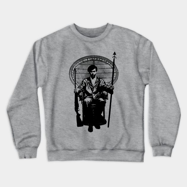 Huey Newton Crewneck Sweatshirt by UrbanLifeApparel
